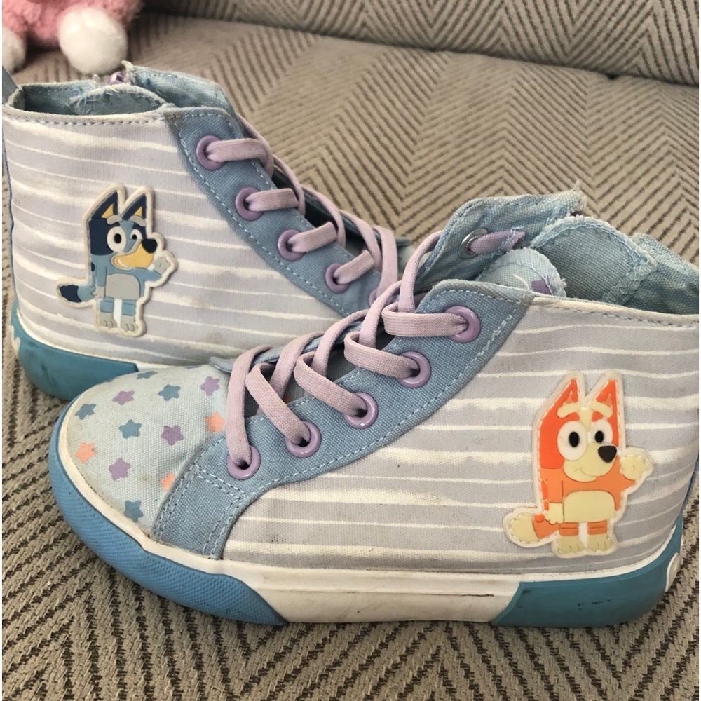 Bluey shoes. Kids. Gently worn.